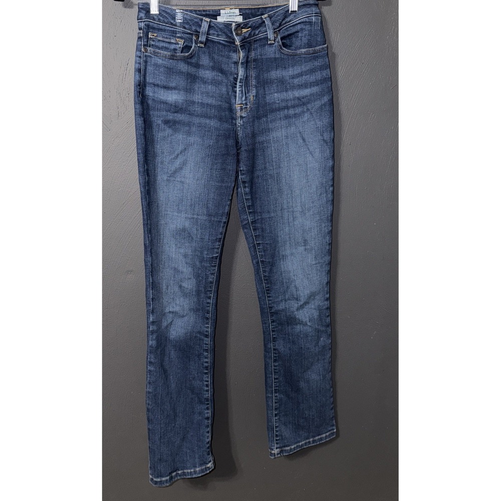 LL Bean Jeans Classic Fit 6 Blue Denim Straight Stretch Casual Everyday